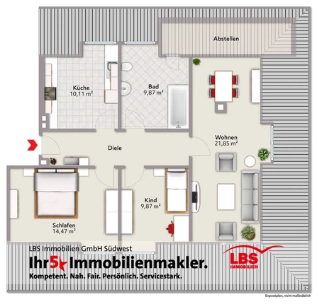 Bild: Grundriss - DG
