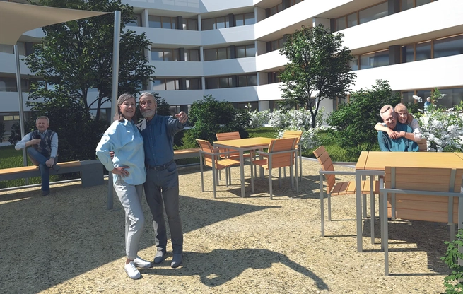 Bild: Gemeinschafts-terrasse
