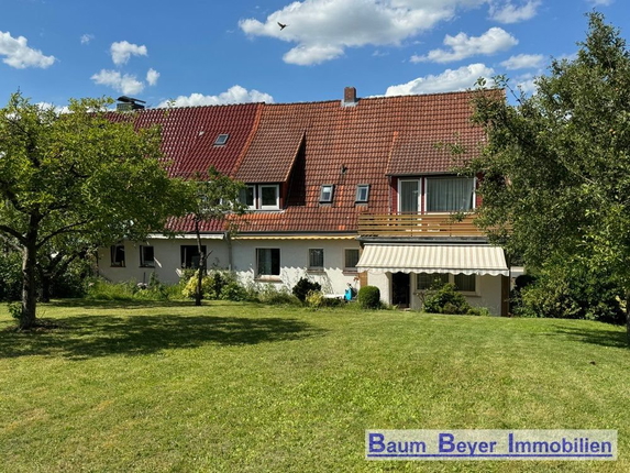 Bild: Gartenansicht mit Garten