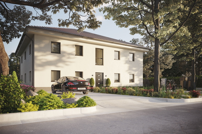 Bild: Beispiel Haus (Straßenseite)