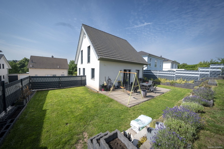 Rückansicht mit Garten