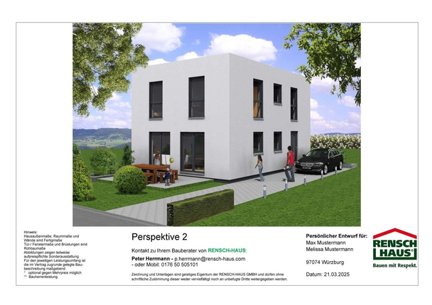 Bild: 3D Ansicht Terrasse - C128-1