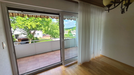 Blick auf den Balkon