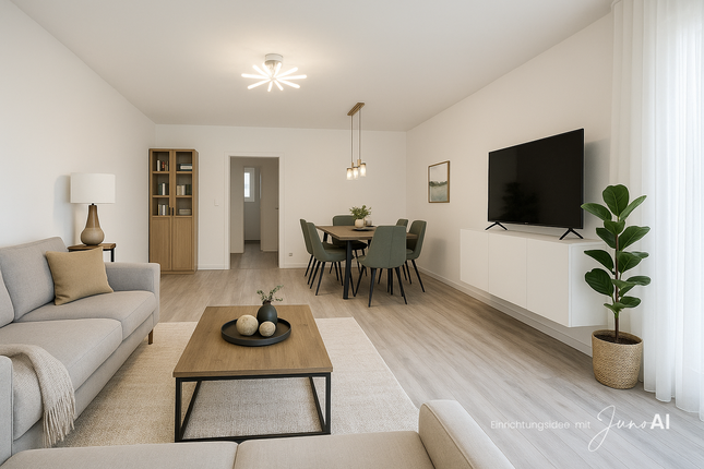 Bild: AI Staging Wohnzimmer