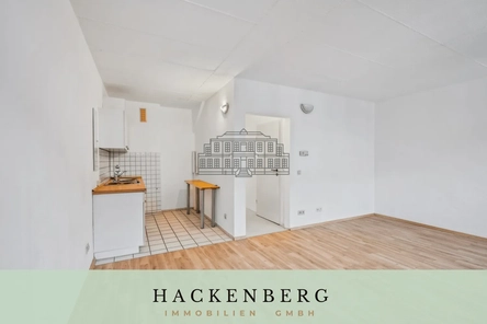 Wohnzimmer mit Küche