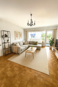 Wohnzimmer (Mustermöblierung)