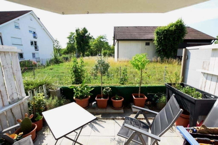 Sonnige Terrasse