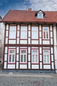 Hausansicht von der Straße