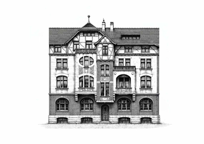 Außenansicht Zeichnung