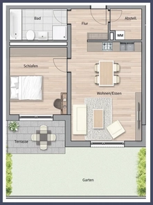 Grundriss Wohnung Nr. 4