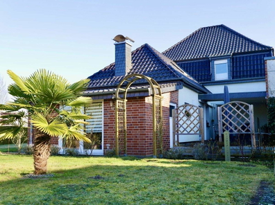Hübsche Gartenansicht
