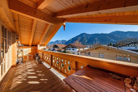 Ausblick Balkon
