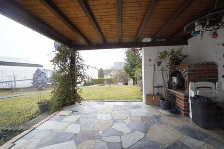 Überdachte Terrasse