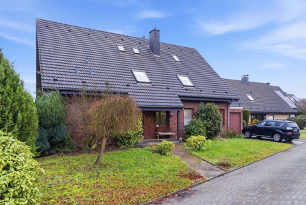 Blick aufs Haus