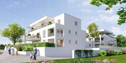 Ansicht Gebäude - Visualierung
