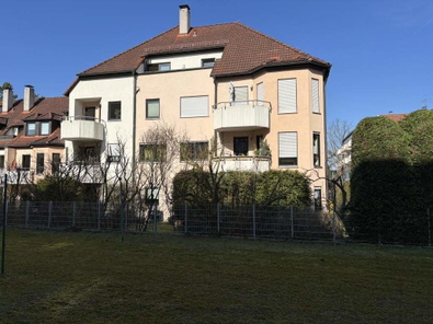Rückansicht auf das Gebäude