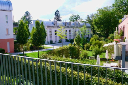 Grüner Innenhof