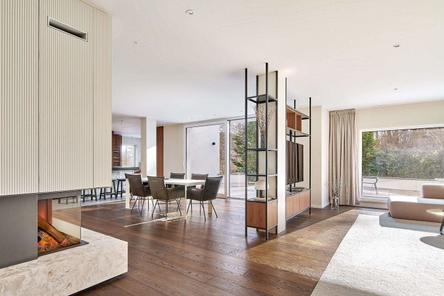 Designwohnraum mit eleganter Raumteilung