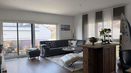 Blick ins Wohnzimmer