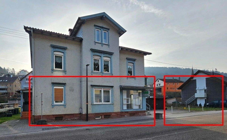 Außenansicht WHG und Grundstück