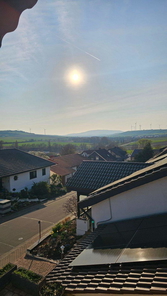 Blick Loggia Schlafzimmer