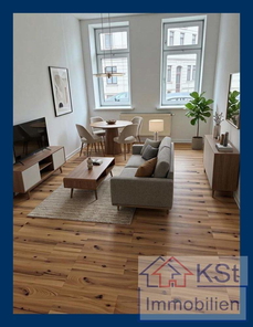 Wohnzimmer KI Einrichtung