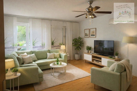 Wohnzimmer KI Visualisiert