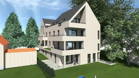 Hausansicht Garten