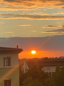 Ausblick vom Balkon