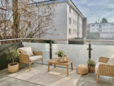 Möblierungsbeispiel Balkon