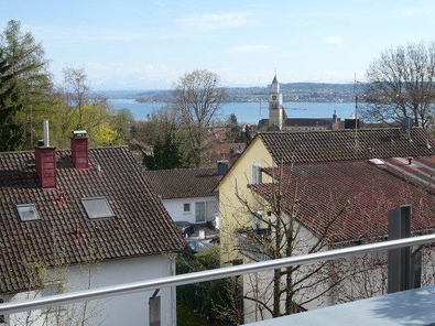 Blick vom Balkon