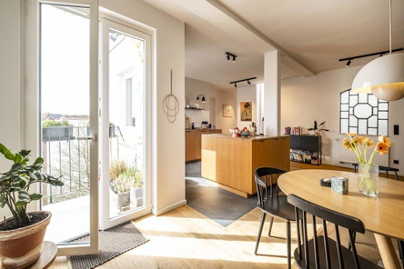 offene Küche & Esszimmer
