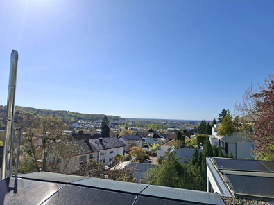 Terrasse Blick Rheinebene