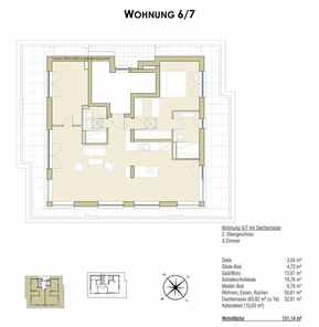 Grundriss Whg 6/7