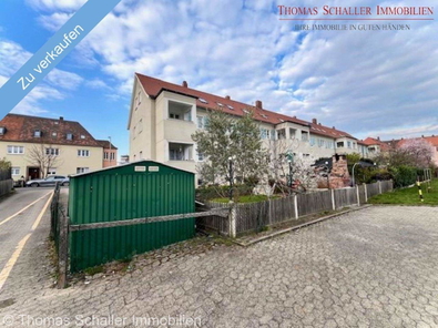 Rückansicht Gartenseite mit Gerätehaus/Schuppen