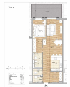 Bemaßter Grundriss