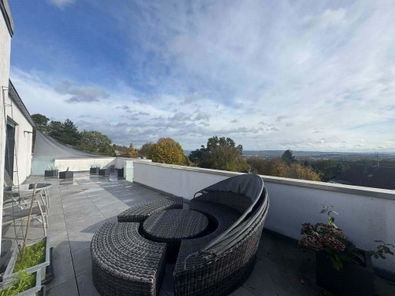 Dachterrasse mit herrlichem Fernblick