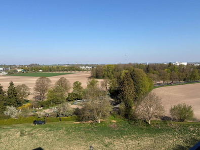 Blick vom Balkon