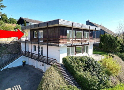Teilansicht vom Wohnhaus