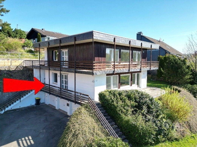 Außenansicht vom Wohnhaus