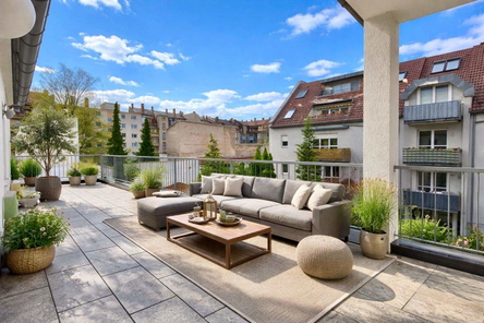 Einrichtungsbeispiel  Dachterrasse