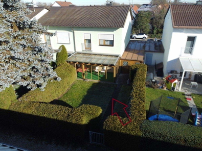 Ansicht Haus Drohne