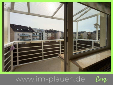 Balkon am Wohnzimmer