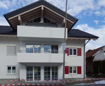 Südansicht der Wohnung