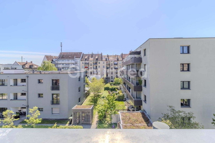 Blick von der Dachterrasse