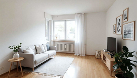 Wohnzimmer visualisiert
