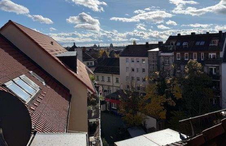 Das wäre der Blick von der Dachloggia