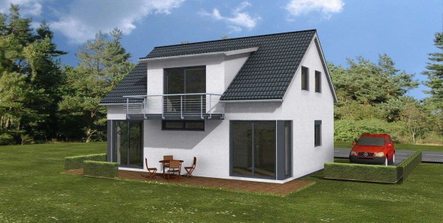 Hausbeispiel Gartenansicht