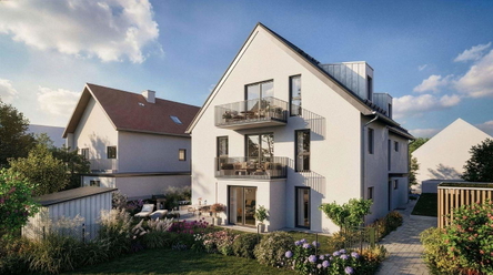 Visualisierung Gartenansicht