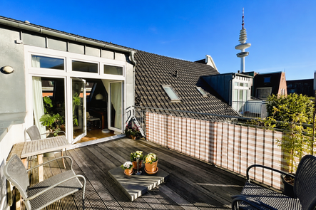 Dachterrasse mit Ausblick